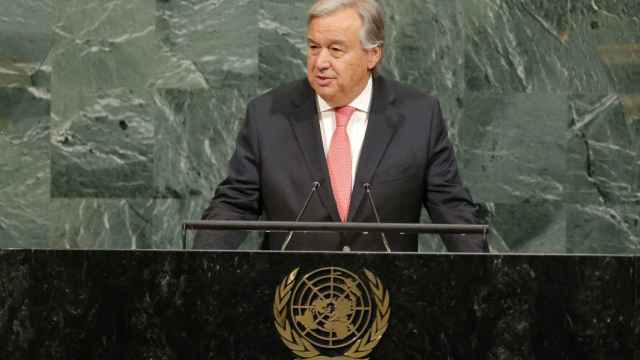 Guterres se dirige a la Asamblea General en la sede de la ONU en Nueva York