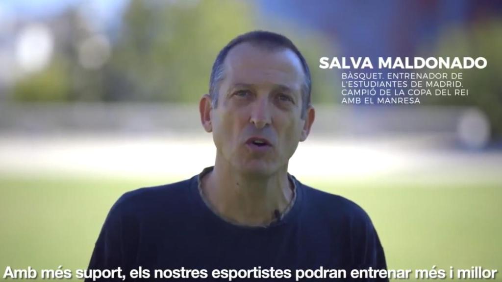 Salva Maldonado, en un fotograma del vídeo.