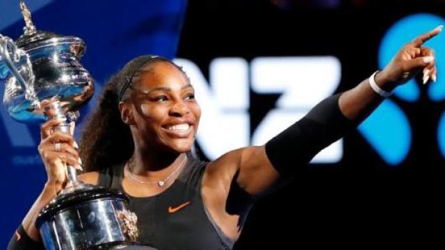 Serena Williams en el Open de Australia 2017