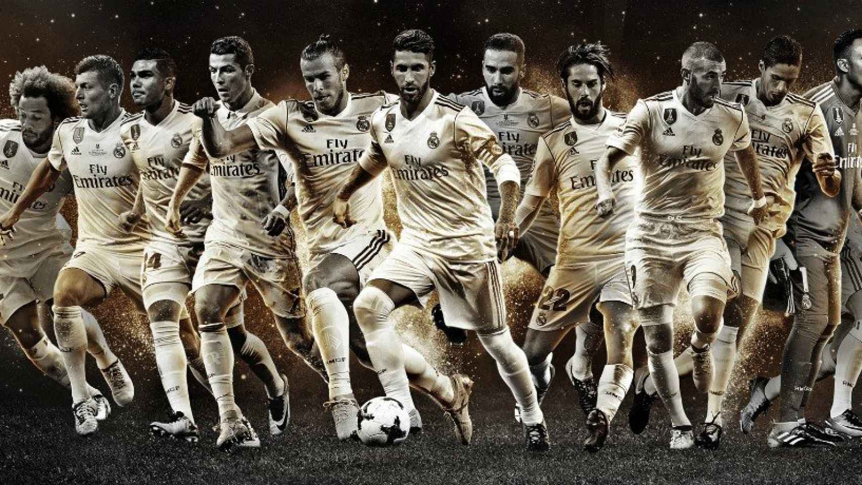 Los jugadores del Real Madrid elegidos para el equipo ideal del FIFpro. Foto: (fifpro.org)