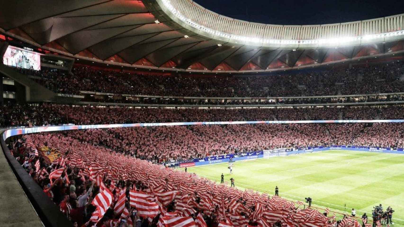 El Wanda Metropolitano abre sus puertas. Foto Twitter (@Atleti)