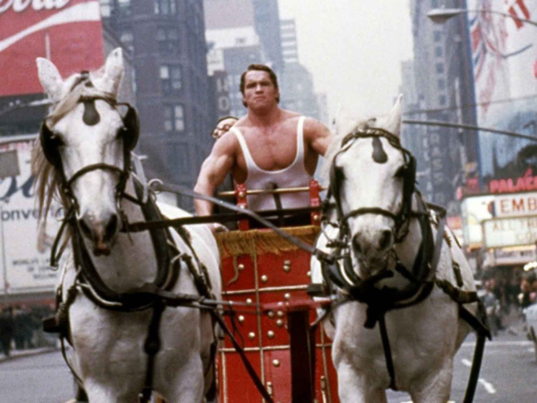 Hércules en Nueva York, película protagonizada por el actor en 1970.