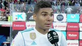 Casemiro habla al término del encuentro