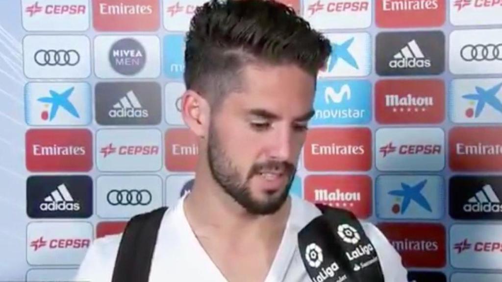 Isco en zona mixta