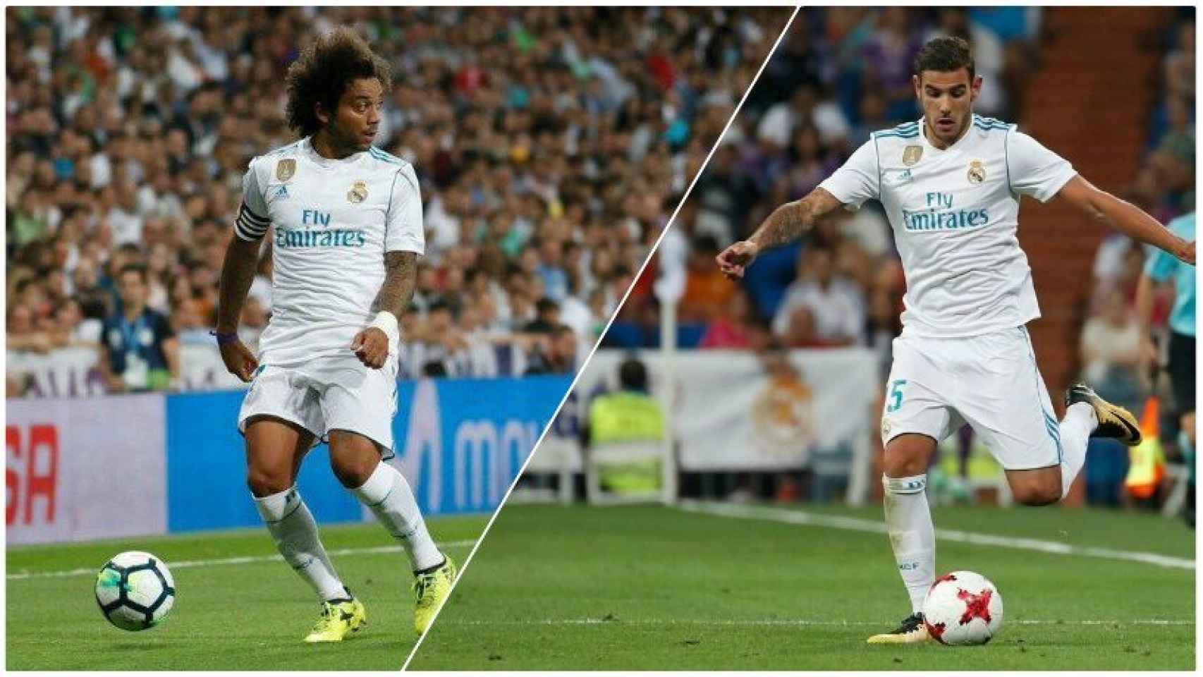 Marcelo y Theo Hernández
