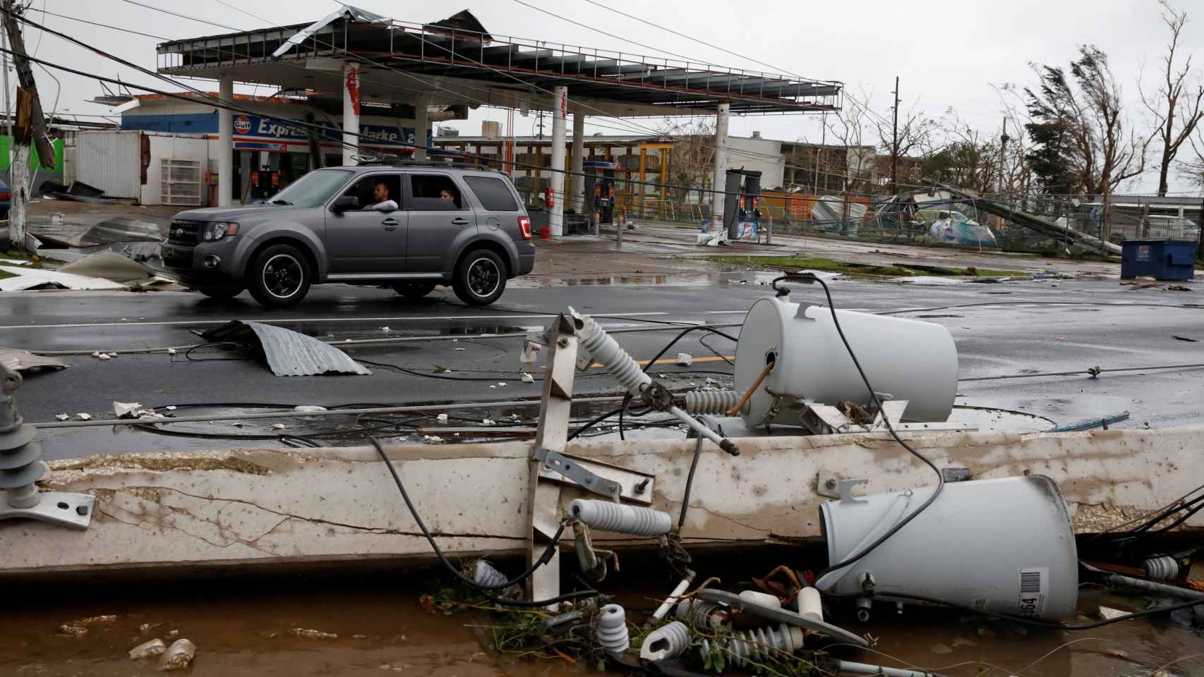 El huracán María llegó a Puerto Rico a principios de semana.