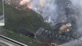 Imagen del incendio ocurrido en Gran Canaria.