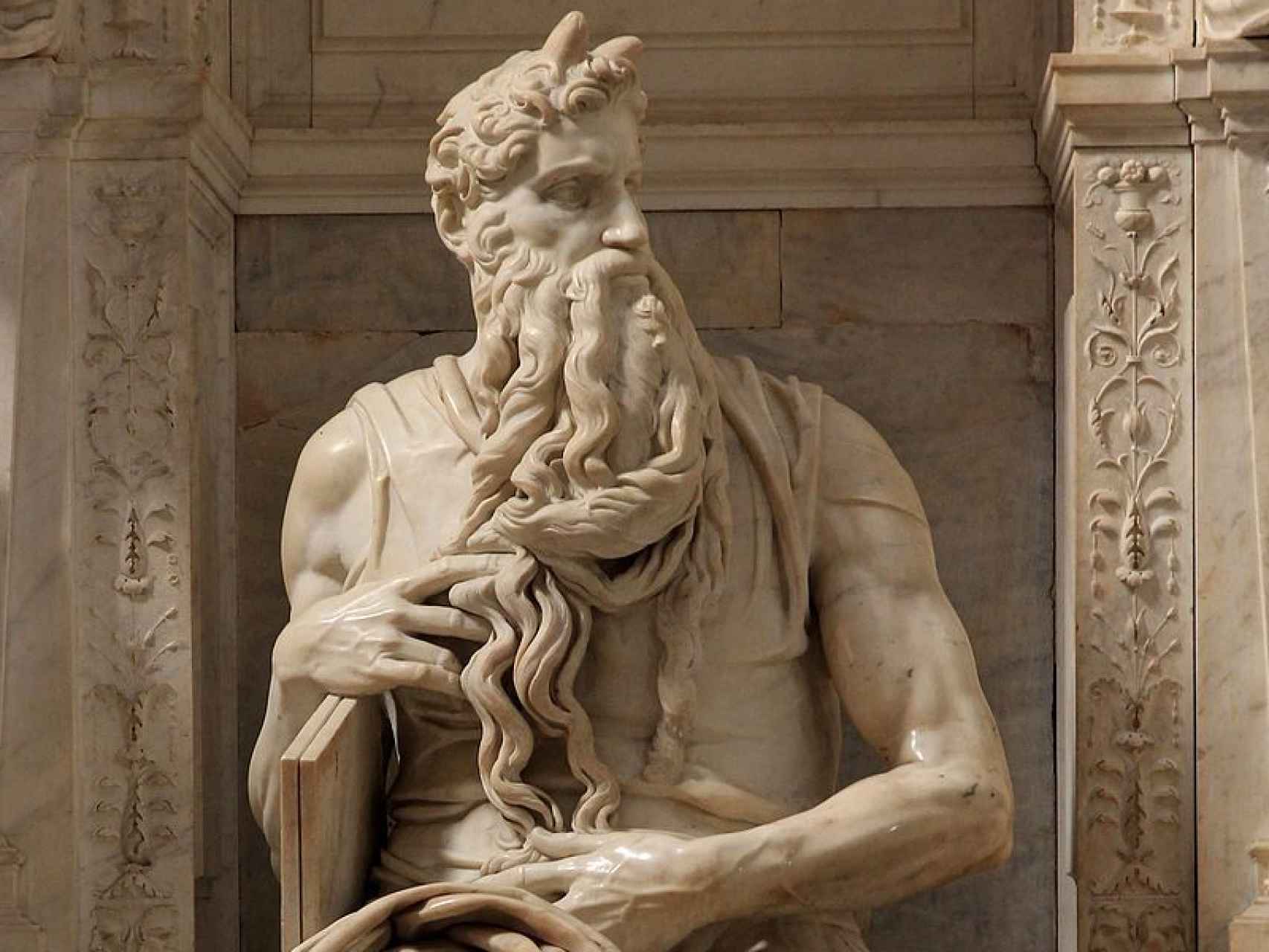 El Moisés de Miguel Ángel, en Roma.