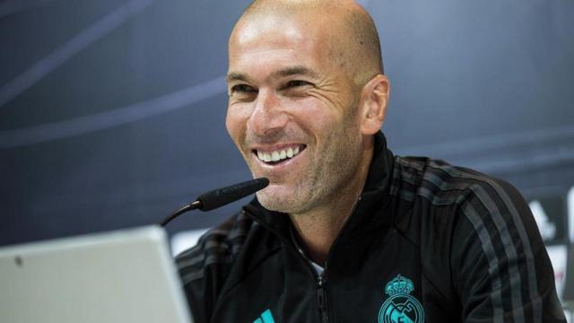 Zidane, en rueda de prensa.