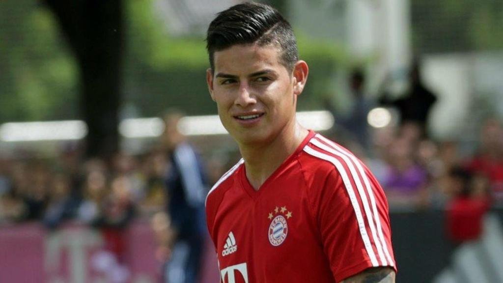 James Rodríguez con el Bayern   Foto: fcbayern.com