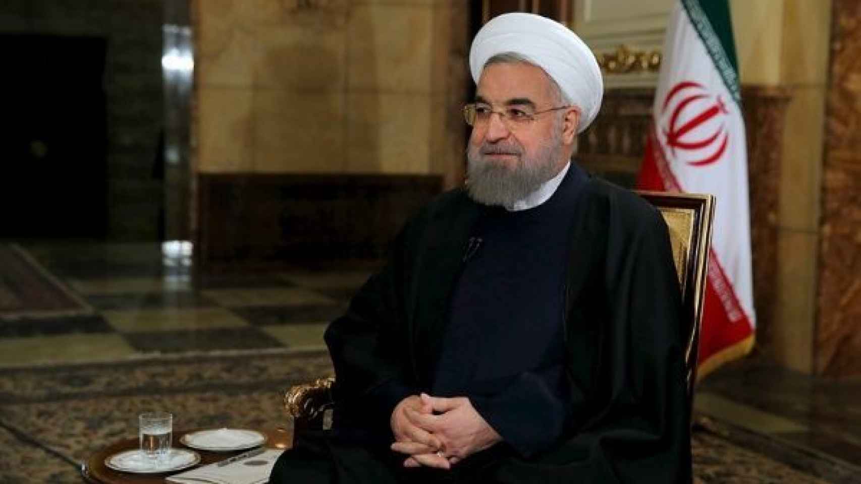 El presidente de Irán Hasan Rohaní.