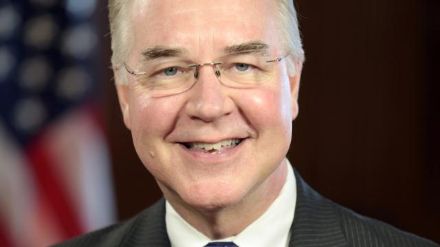 Tom Price, secretario de Sanidad de EEUU.