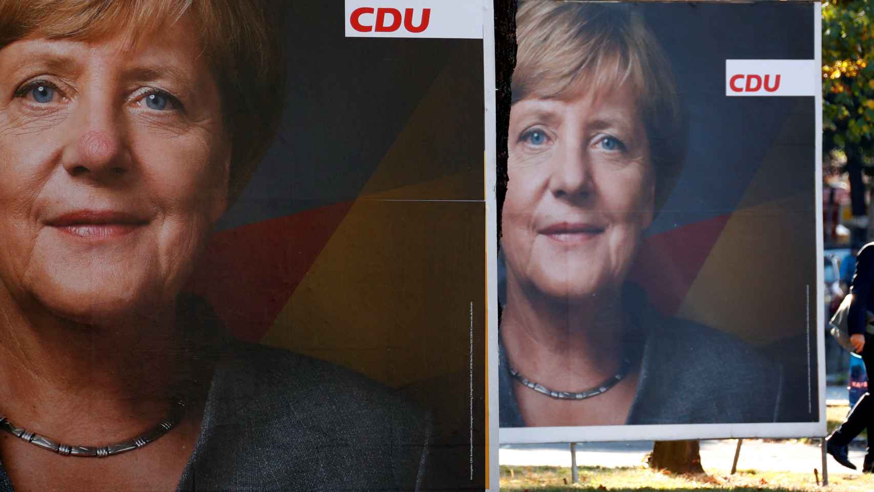 Carteles electorales de la CDU en Berlín