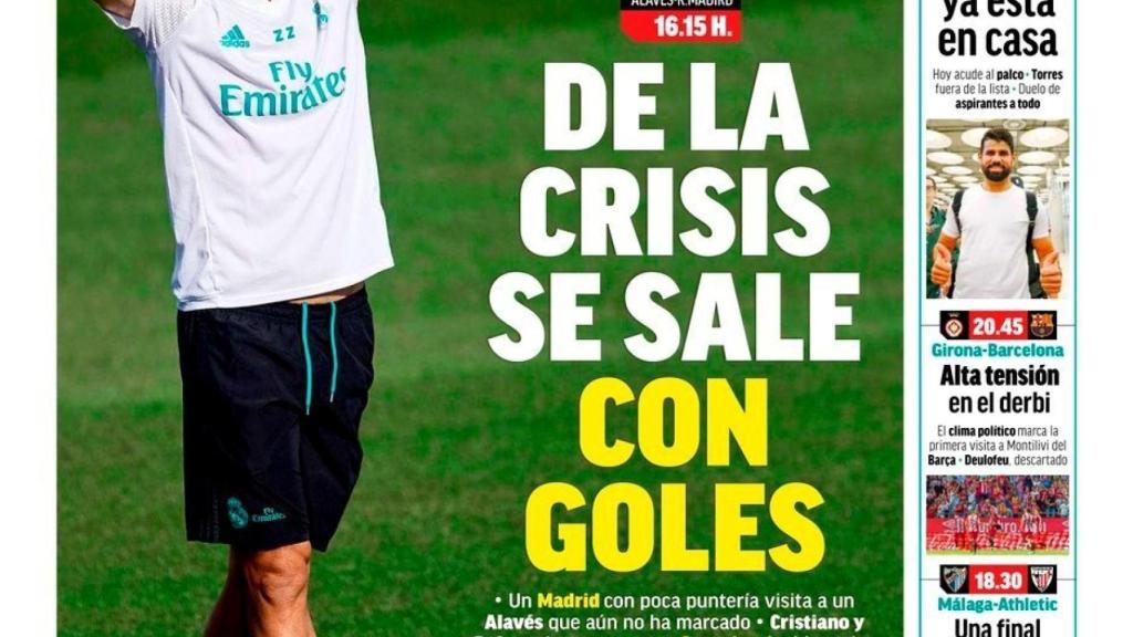 Portada de MARCA (23/09/17)