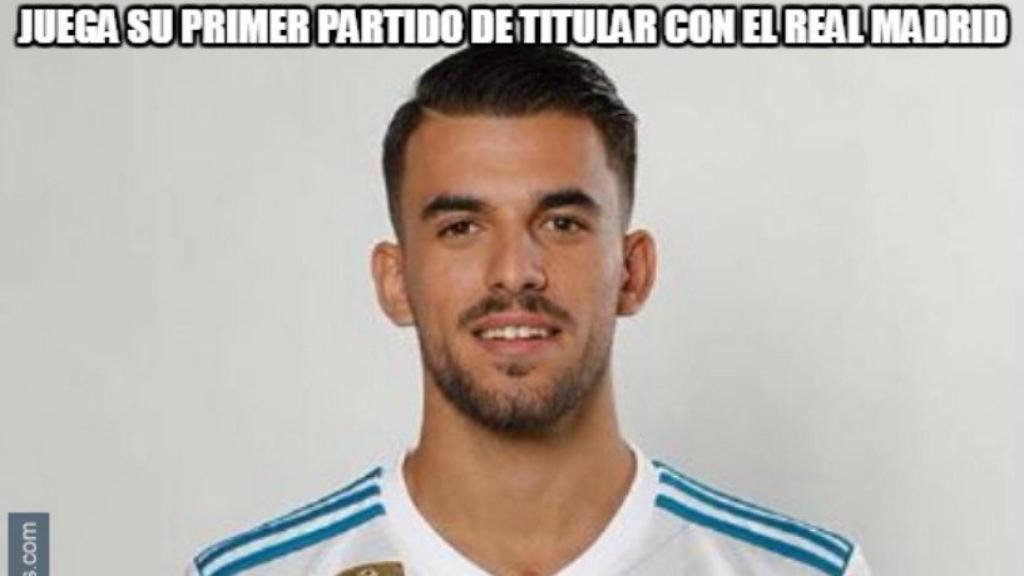 El meme de Dani Ceballos en su debut. Foto: memedeportes.com