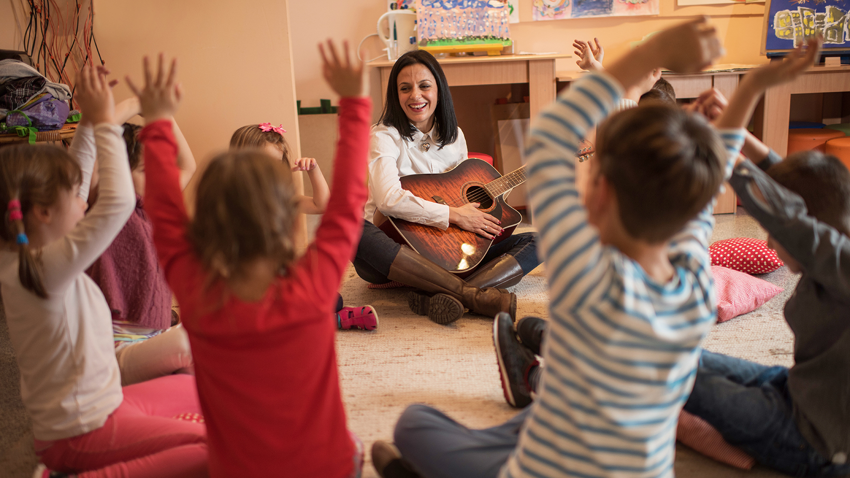 Clase de música. / Foto: BraunS