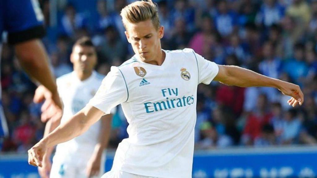 Marcos Llorente vuelve a Mendizorroza. Foto Twitter (@mllorente10)