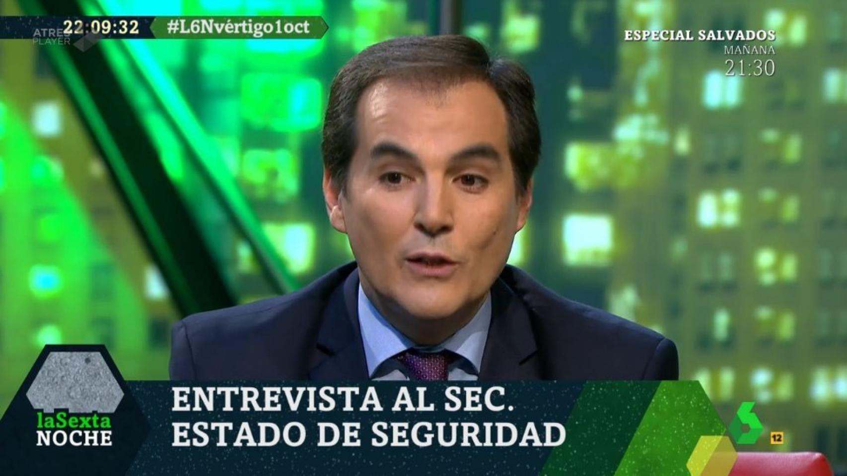 El secretario de Estado de Interior, José Antonio Nieto