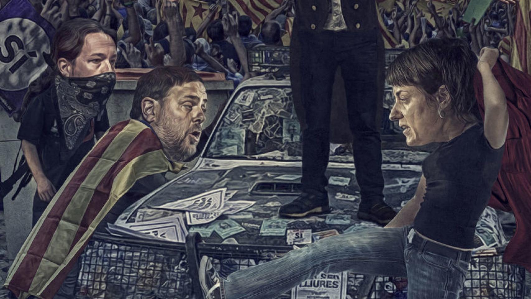 Puigdemont. Ilustración: Javier Muñoz