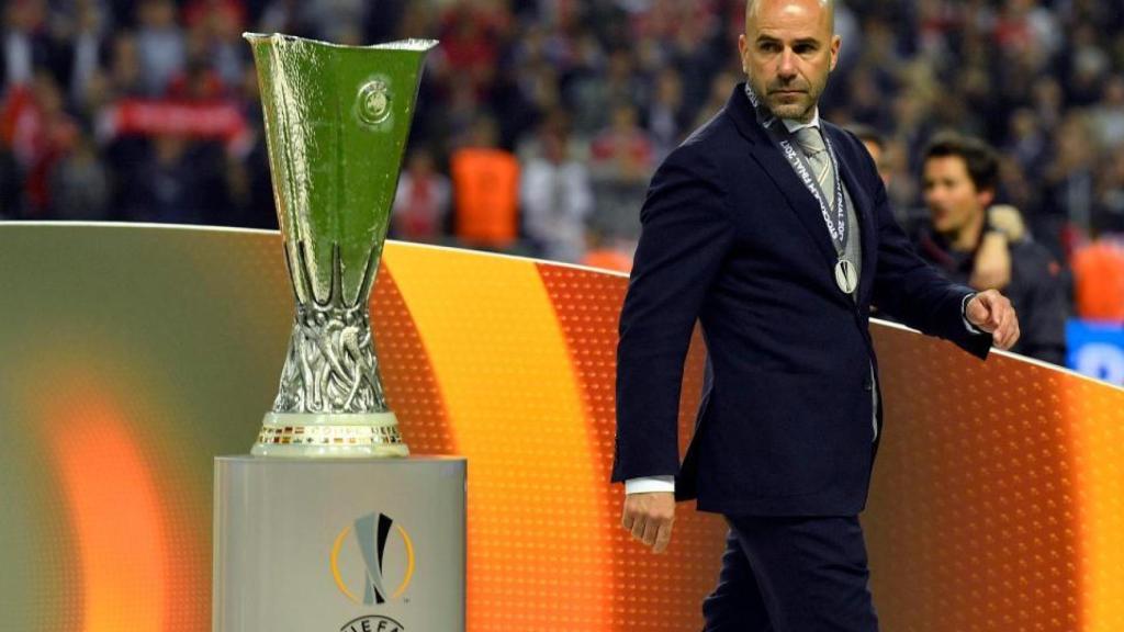 Peter Bosz tras perder la Europa League.