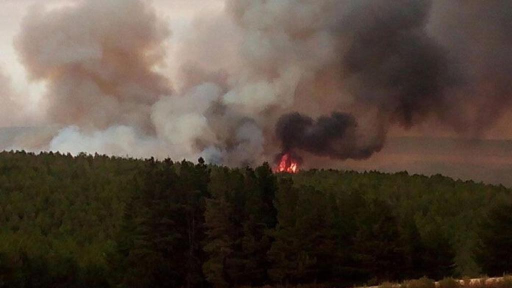 zamora incendio muga de alba