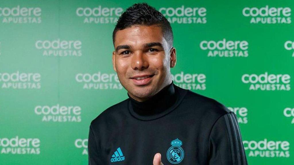 Casemiro, durante una entrevista para Codere