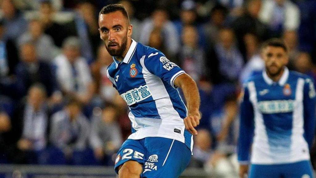 Darder, en un partido con el Espanyol. Foto: Twitter (@RCDEspanyol)