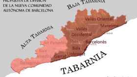 Mapa de Tabarnia