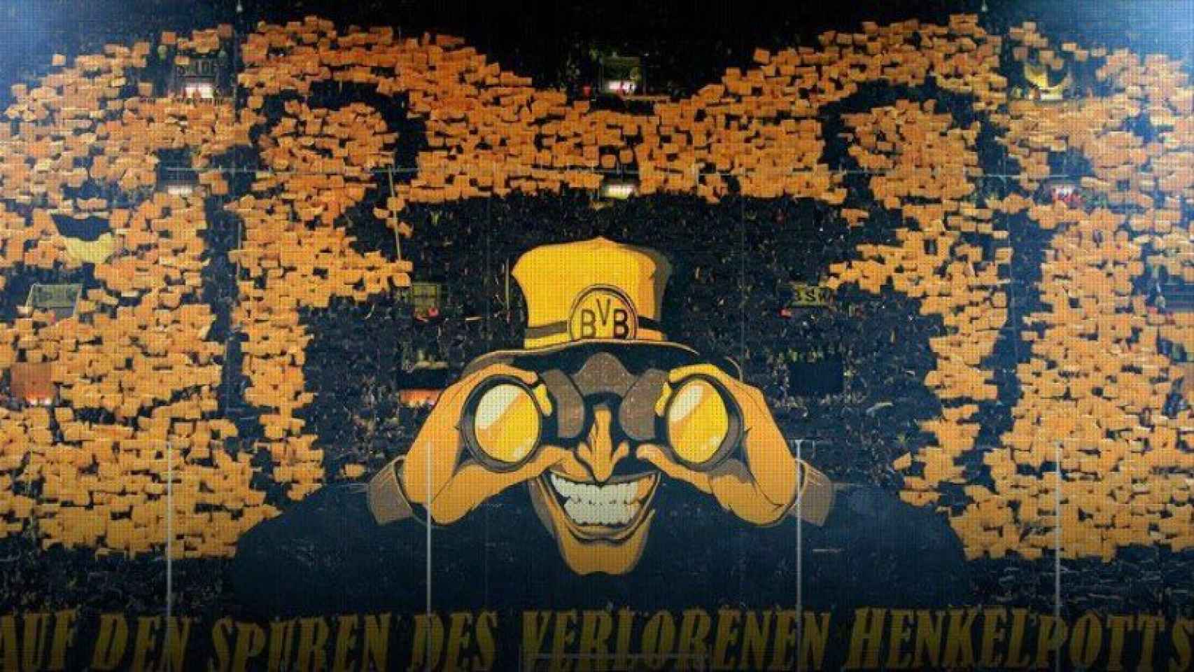 Tifo del Borussia Dortmund. Foto: bvb.de