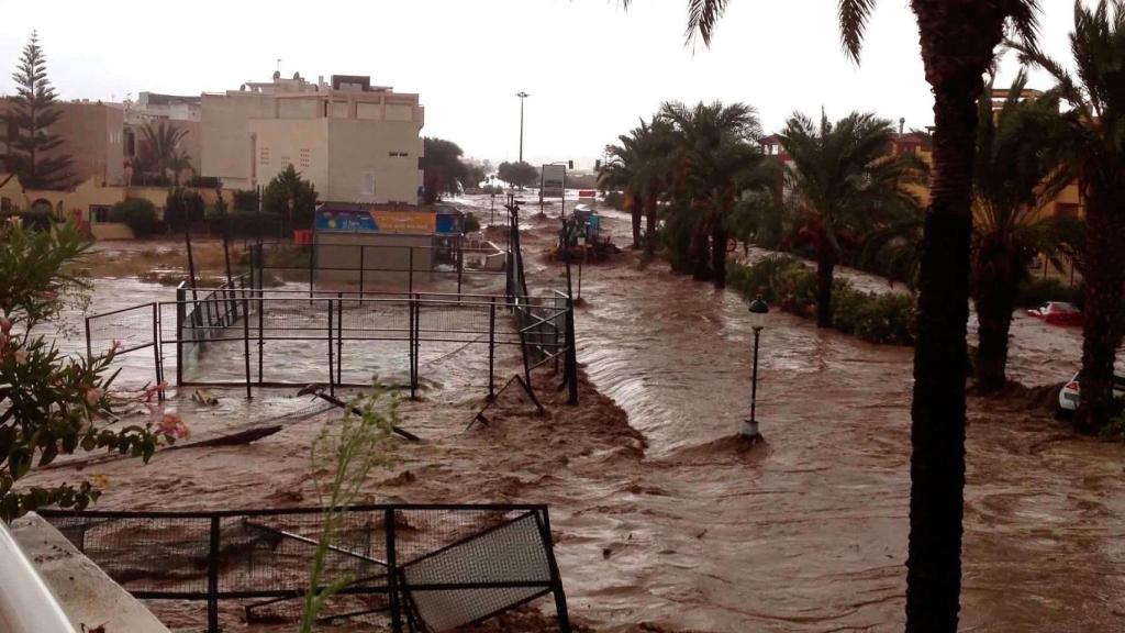 Riada en el levante.