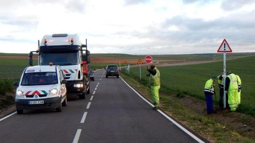 reparacion carretera diputacion zamora