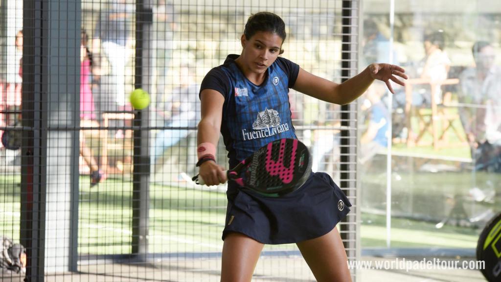 Delfi Brea durante su cómodo debut en Andorra.