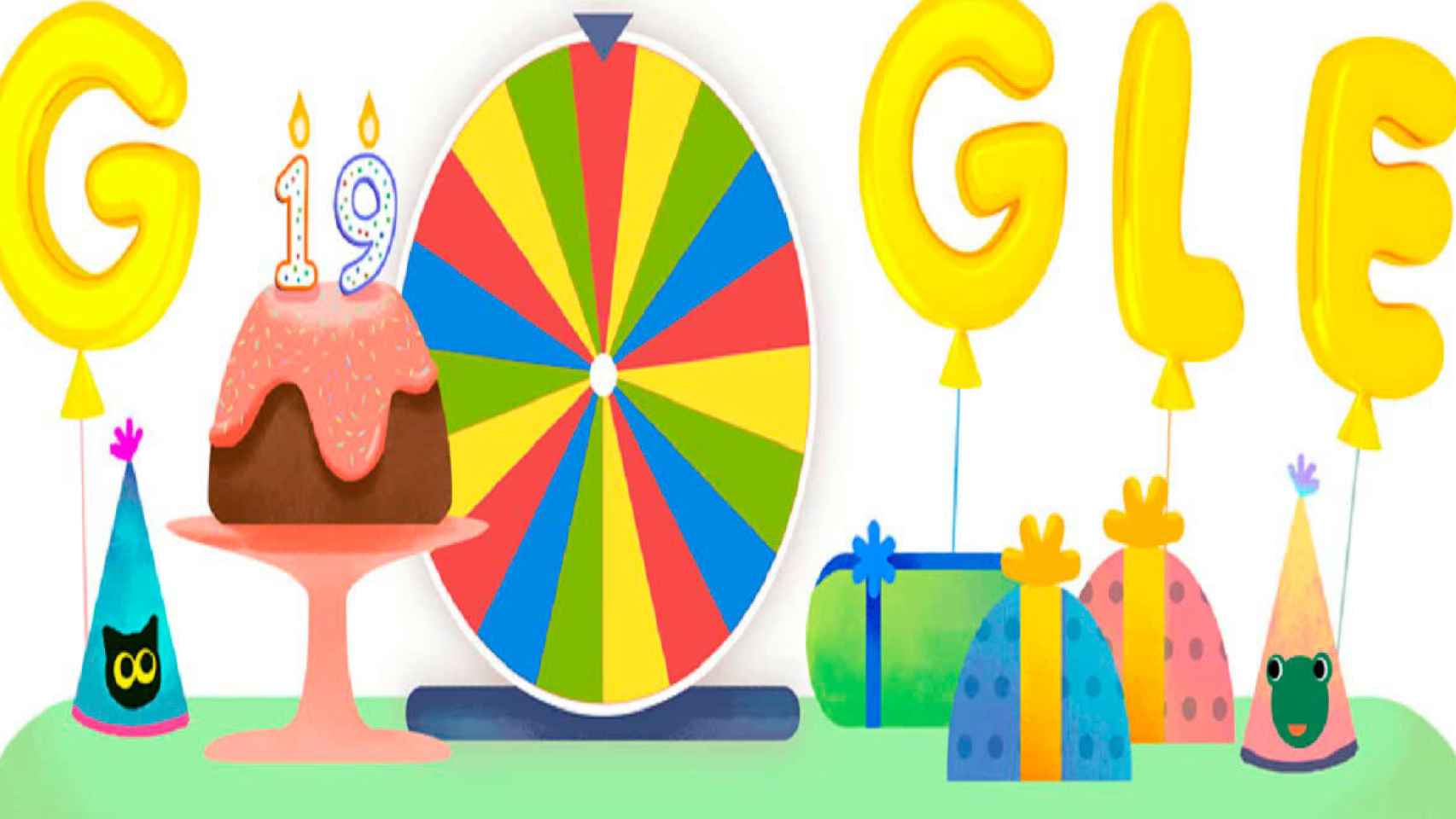 Todos los juegos de Google por su 19º aniversario: ¡gira la ruleta!