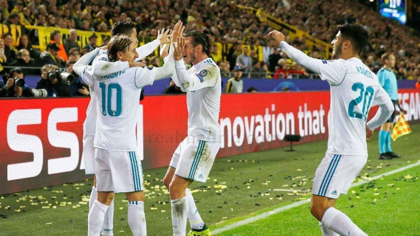 Asensio, Modric y Bale felicitan a Cristiano