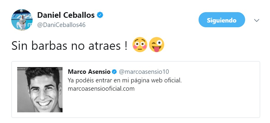 Ceballos trollea a Asensio por el estreno de su web