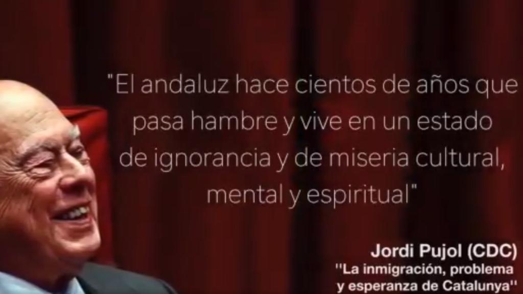 Jordi Pujol creía que si en Cataluña hubiera demasiados catalanes, la acabarían destruyendo.