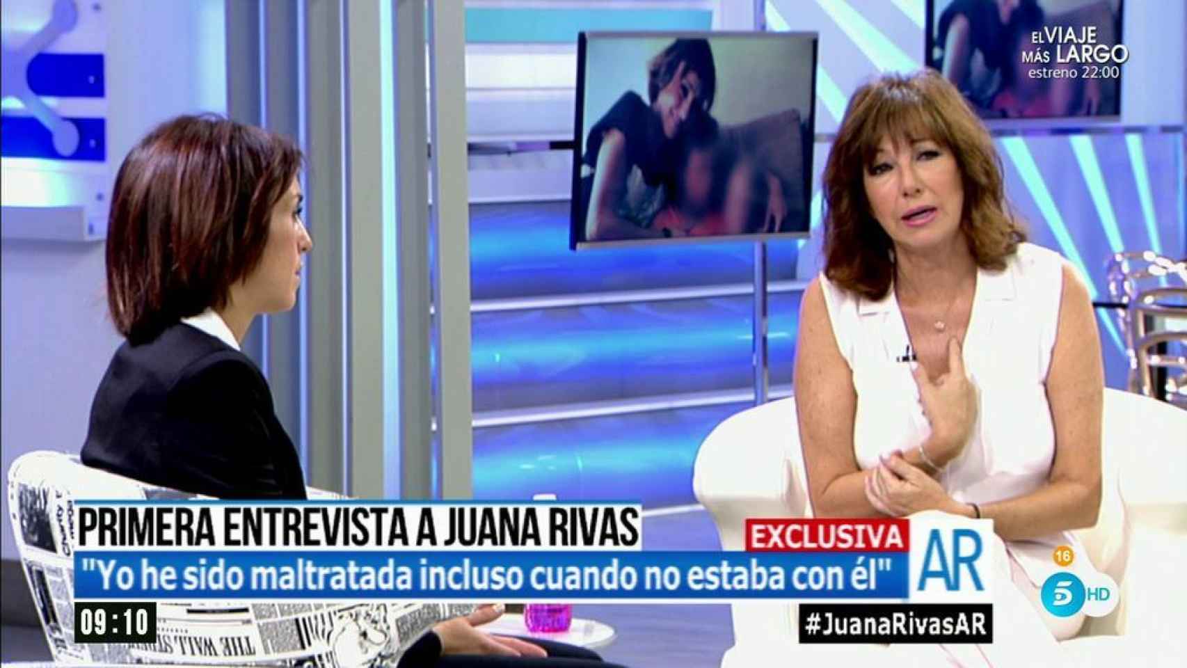 Juana Rivas, entrevistada en televisión