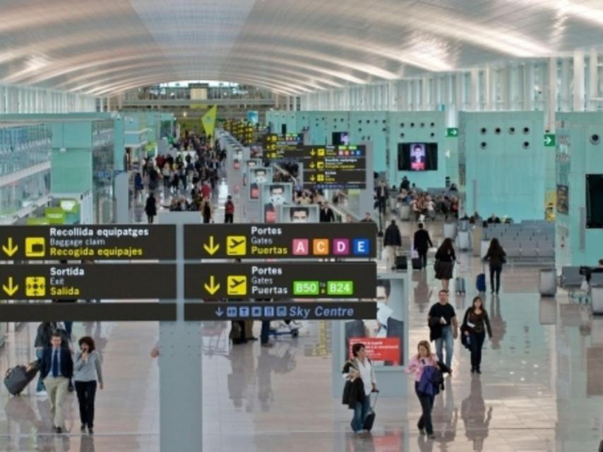 Aeropuerto de El Prat, en Barcelona.