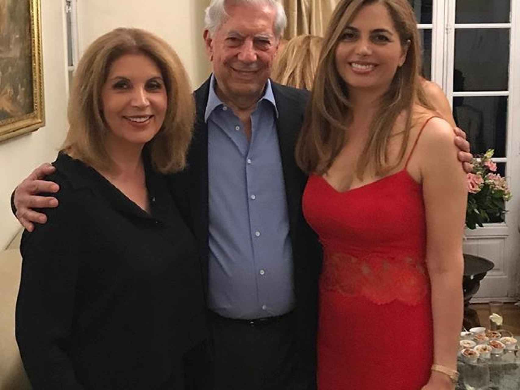 Con Mario Vargas Llosa.