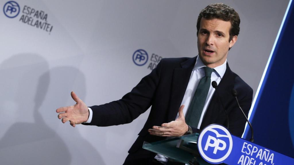 El vicesecretario de Comunicación del PP, Pablo Casado, en una imagen de archivo.