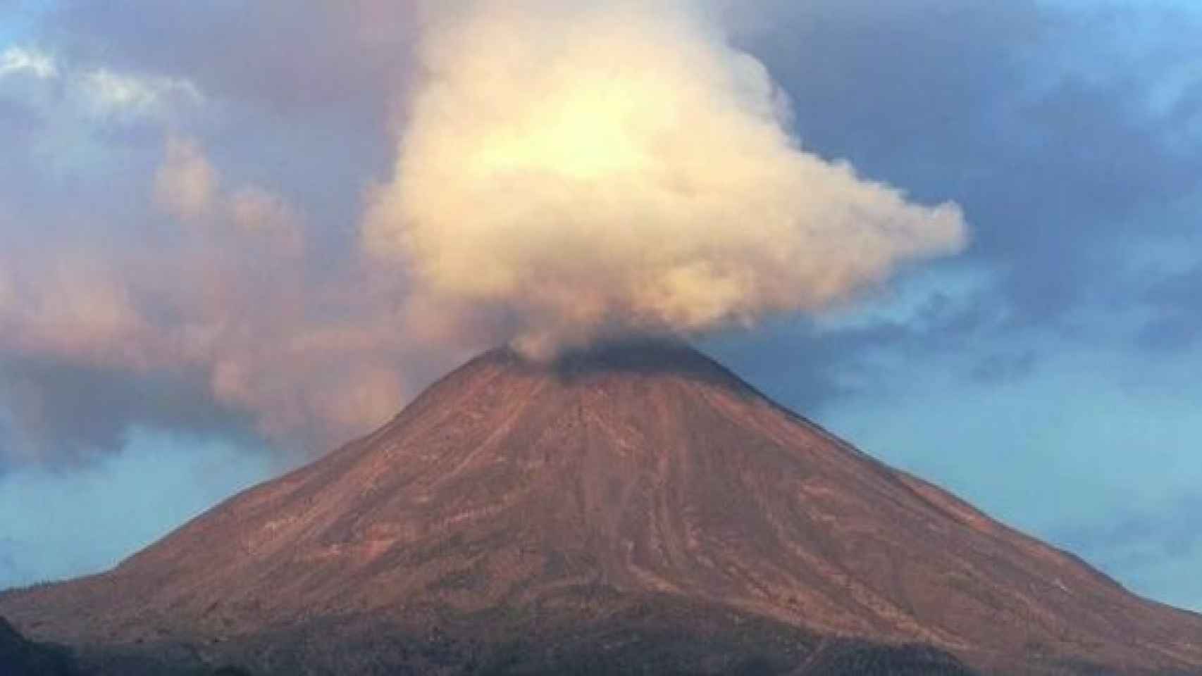 Volcán Fuego en Guatemala.