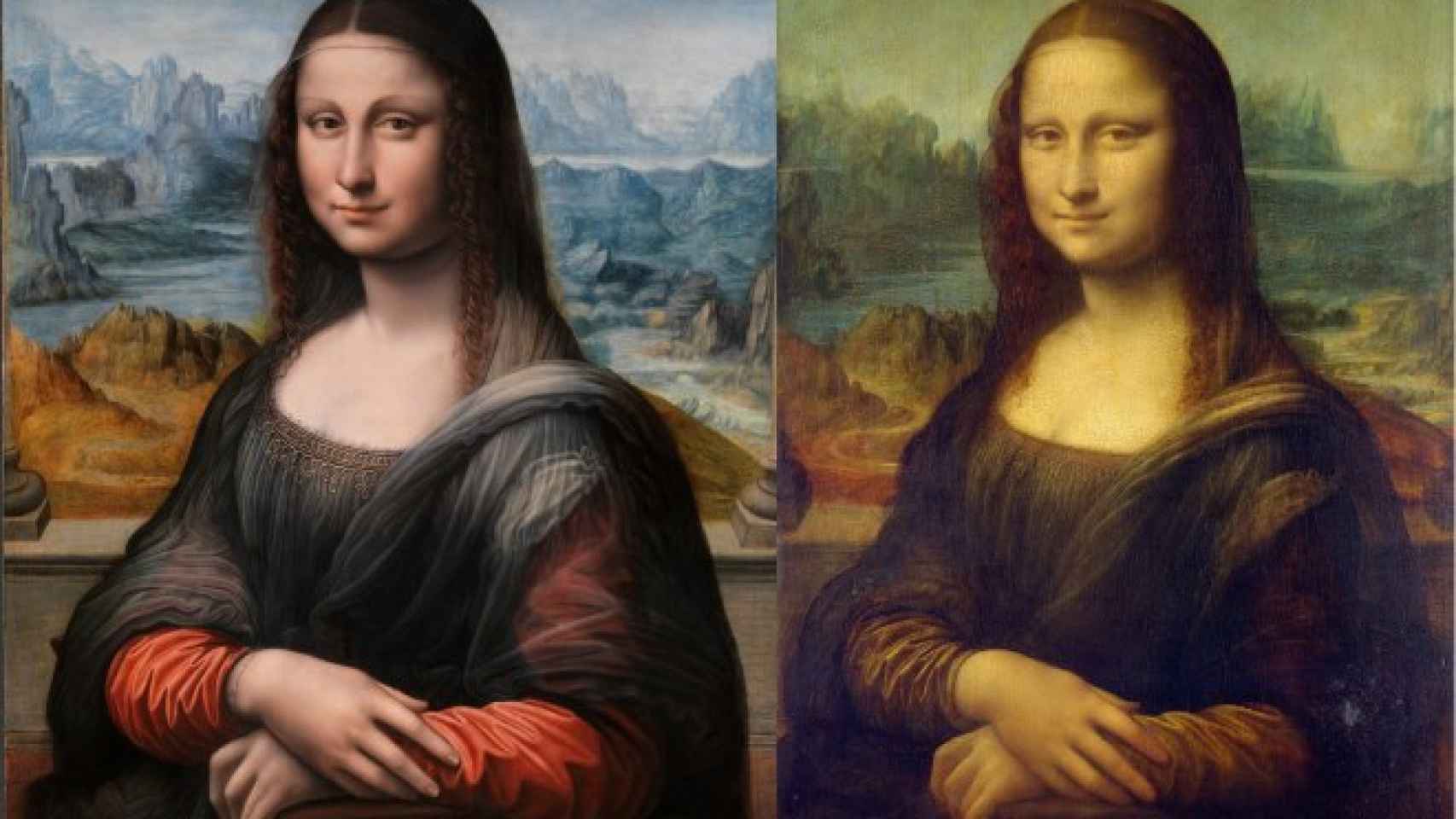 Lisa Gherardini del Prado y Mona Lisa del Louvre.