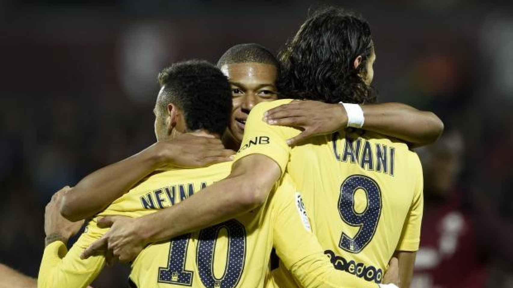 El MCN (Mbappe, Cavani, Neymar) contra Metz