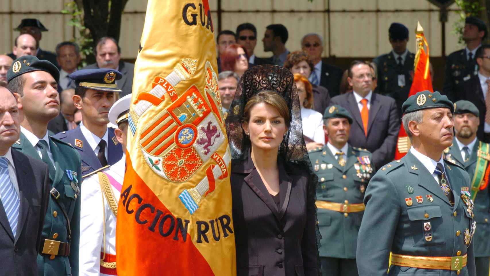 Letizia durante un acto oficial en 2005.