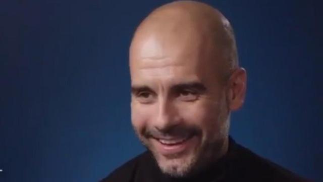 Guardiola, en una entrevista con la BBC