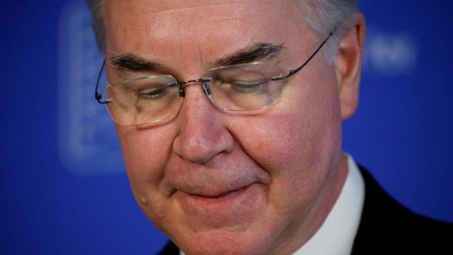 El hasta ahora secretario de Salud de EEUU, Tom Price.