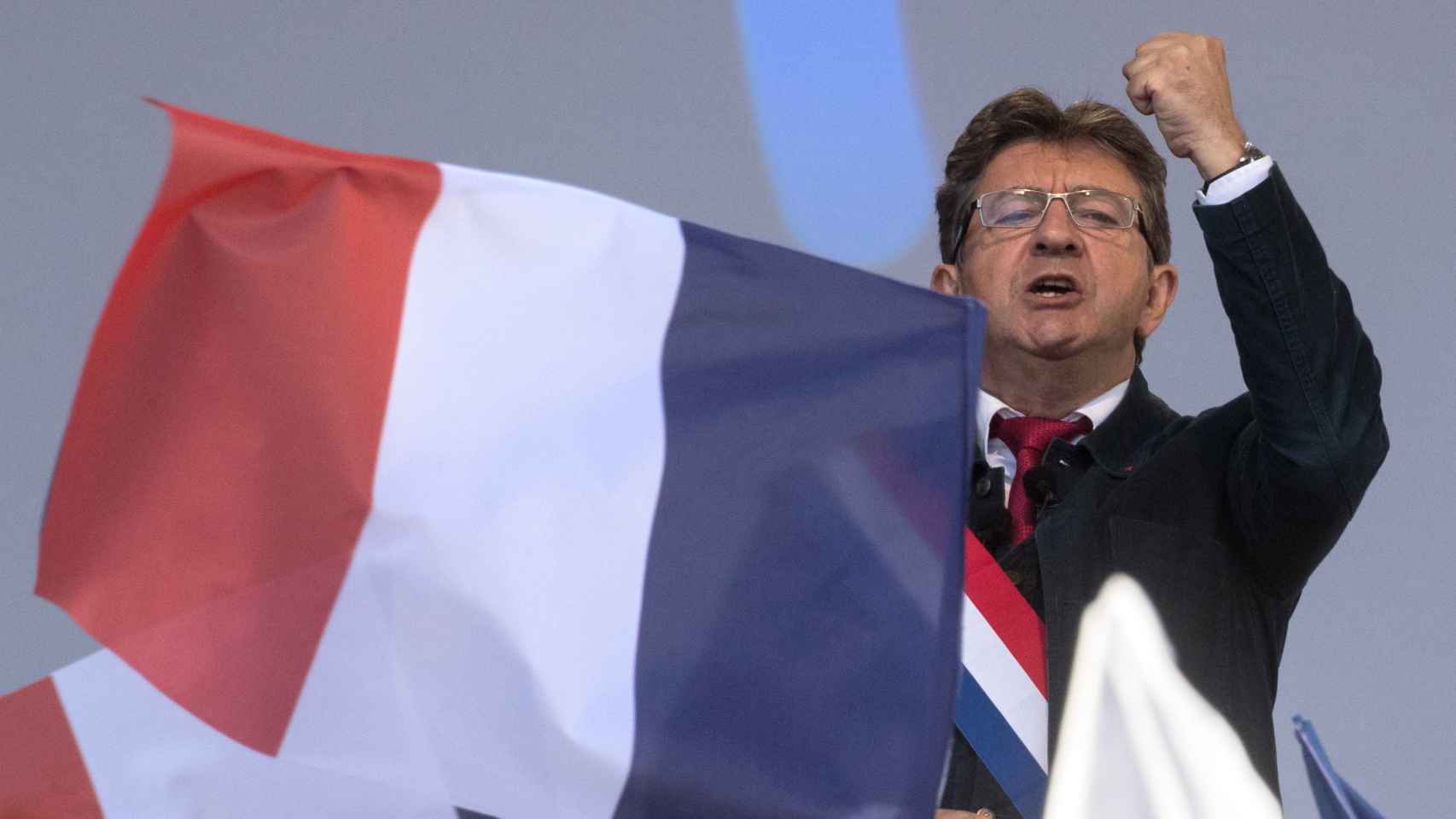 Jean-Luc Mélenchon, candidato a la presidencia francesa por el partido Francia Insumisa.