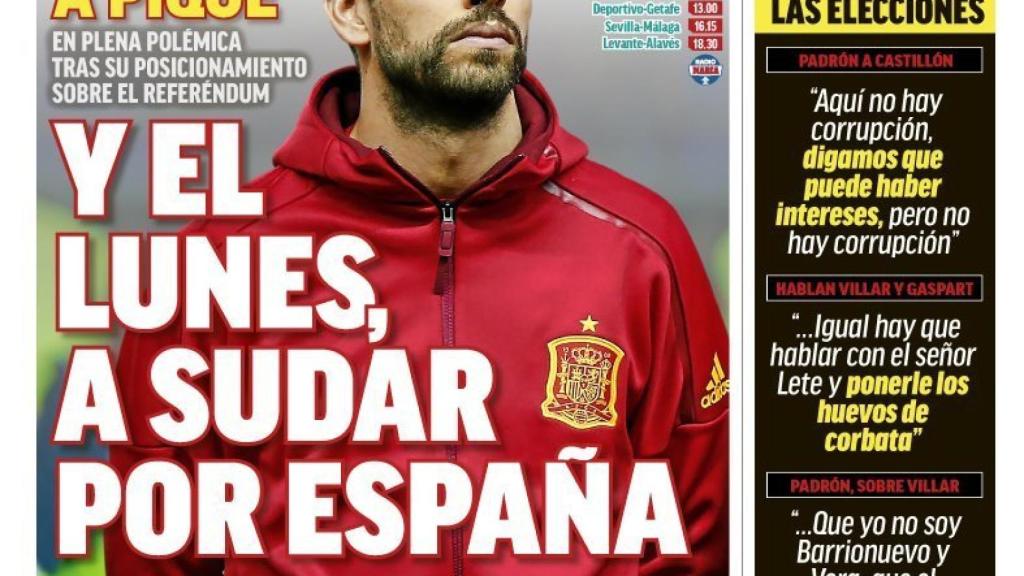 Portada MARCA (30/09/17)