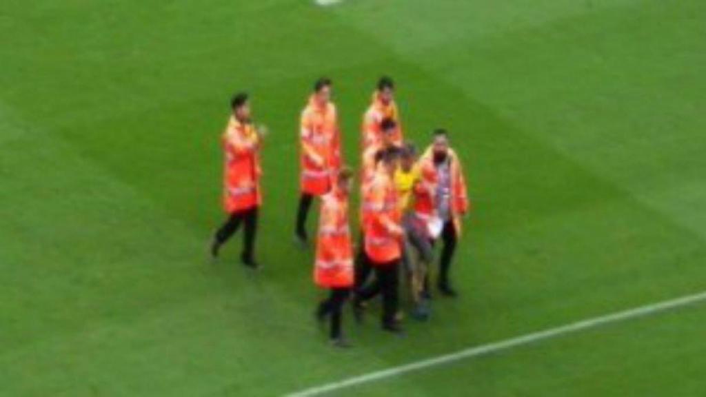 Busquets celebra su gol ante Las Palmas. Foto: Twitter (@elchiringuitotv)