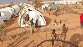 Campamento de refugiados en Dadaab.